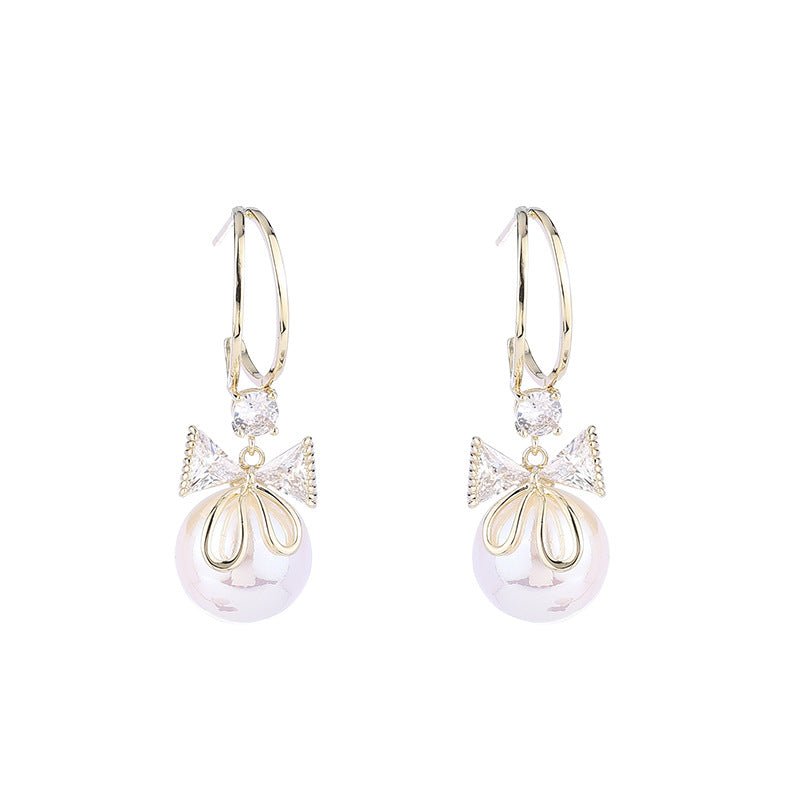Skanto | Bow Pearl Øredobber