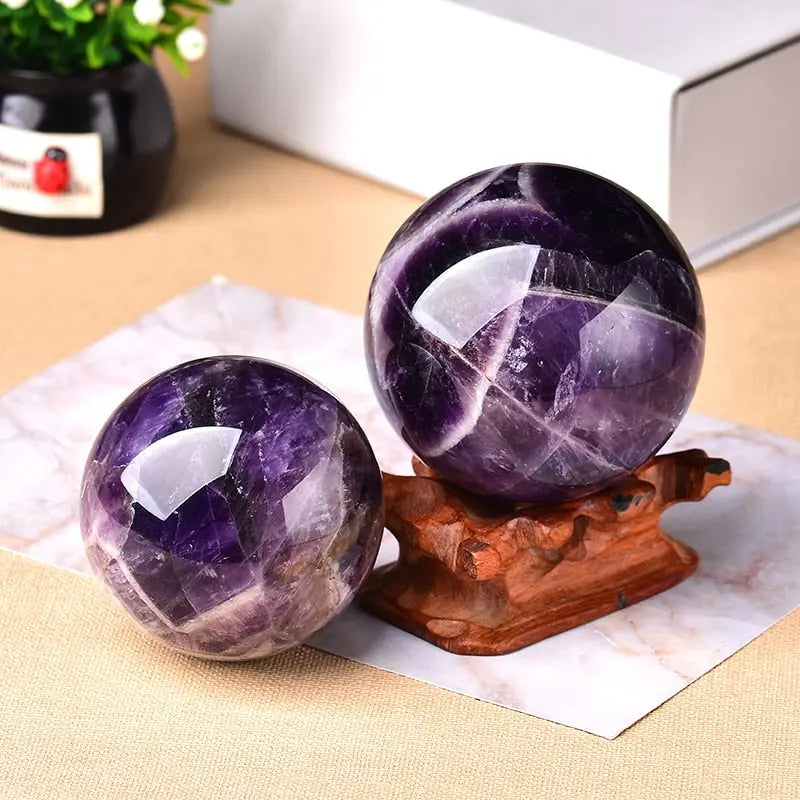 MagiSphere Amethyst Sphere — Gir rommet ditt ren eleganse og synlige følelser | Skanto