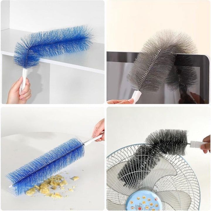 Skanto | Fleksible Mikrofiber Vifte Duster Pensler – Gjenbrukbare Rengjøringsverktøy for Blader, Ventiler & Persienner