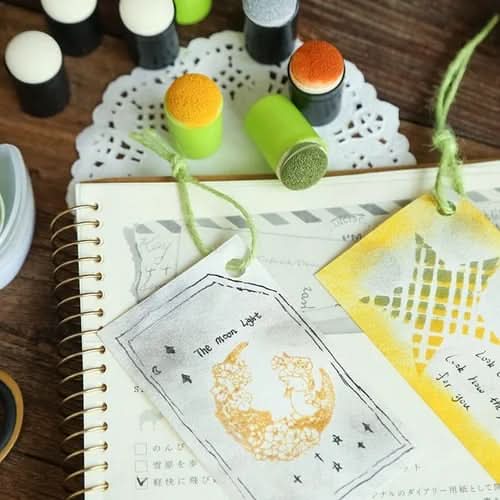 Skanto | Fargerik fingerteppe sett med stempler og linjaler for kreative barn