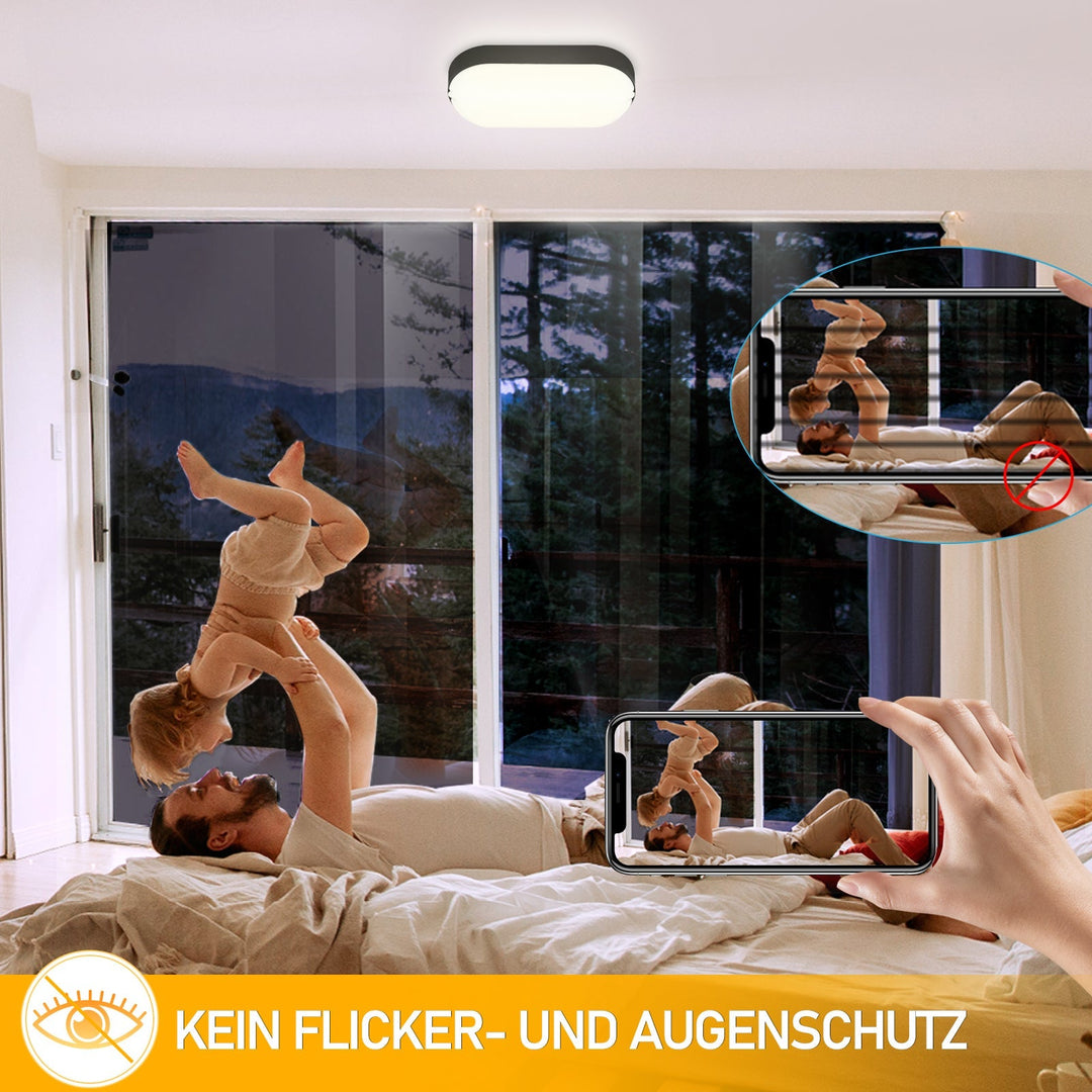 15W LED Fuktbestandig Lys IP54 2 Stykker | Skanto
