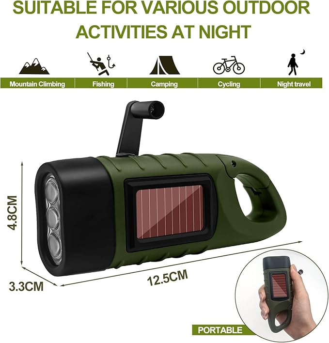 BrightTrail Solar-Kurv-LED-Lommelykt | Skanto