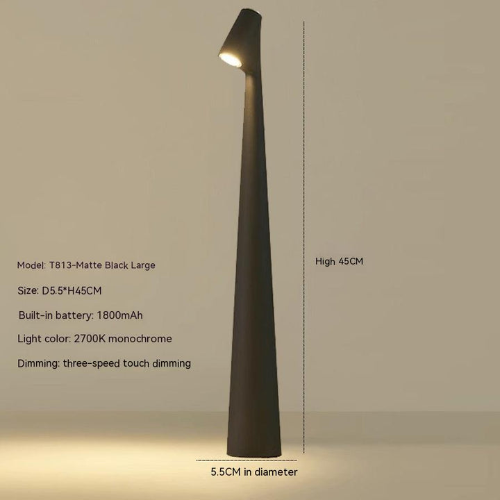 Skanto | Bordlampe Moderne Rød Metall LED Lys