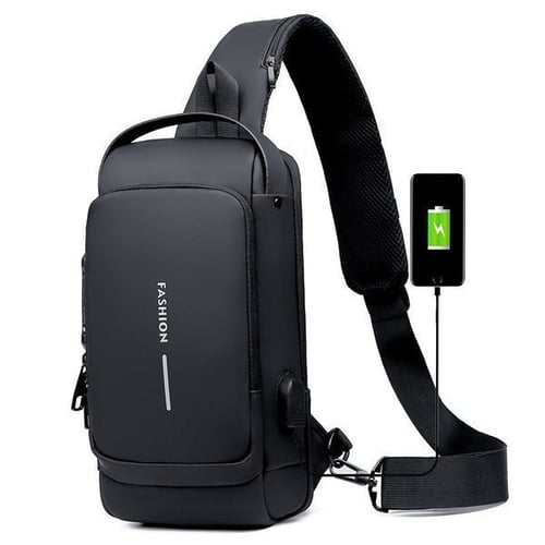 SecureGuard – Trendy Anti-innbrudd Crossbody Bag Skanto