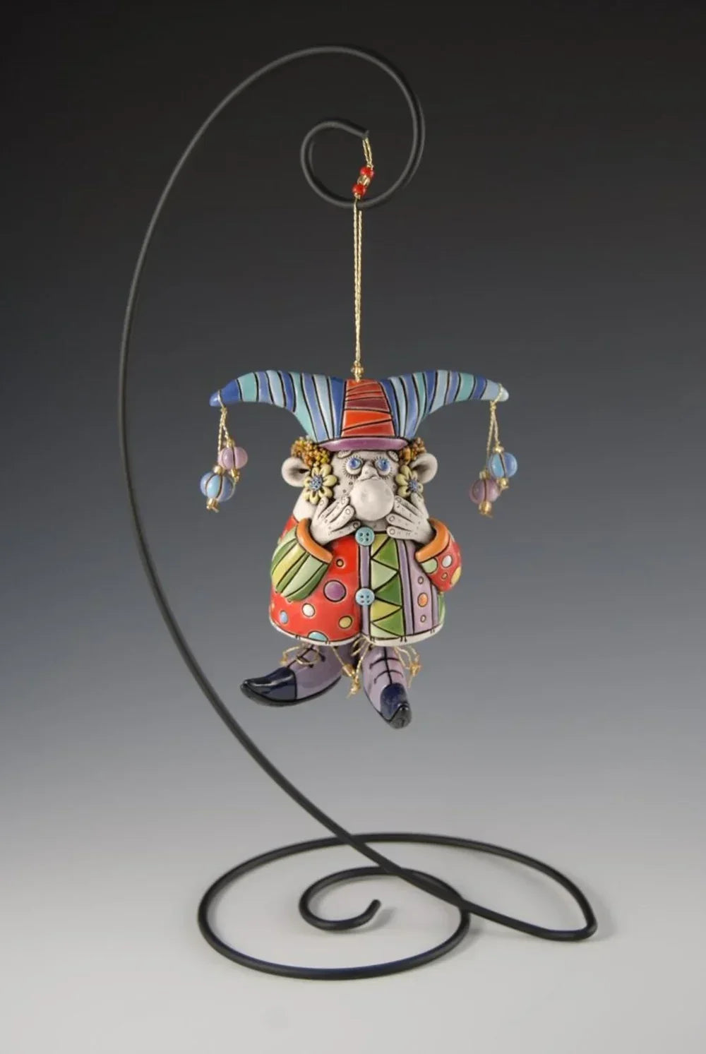 Skanto | Fargerike Jester Klokke Ornamenter