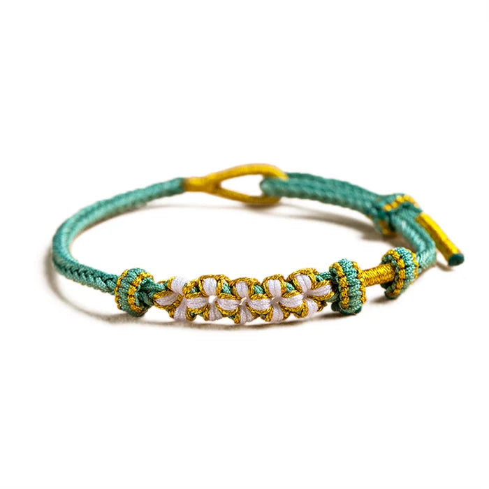 Skanto | Bestemor og Barnebarn Blomst Knyte Armbånd