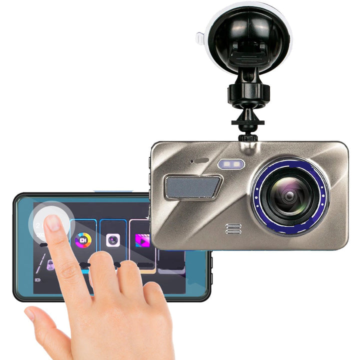 Skanto | Dashcam DuoView 1080P – Front og Bak Bilde med Natt Sikt og Bevegelsesdeteksjon
