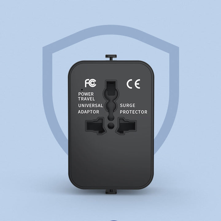 Universell reiseadapter med doble USB-porter | Skanto