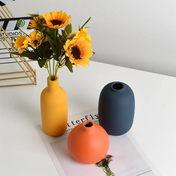 Nordisk keramikk vase Skanto
