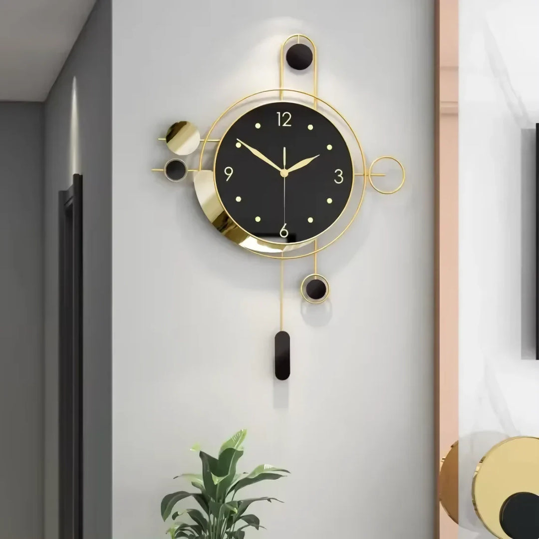 Skanto | Art Deco Gull og Svart Veggur