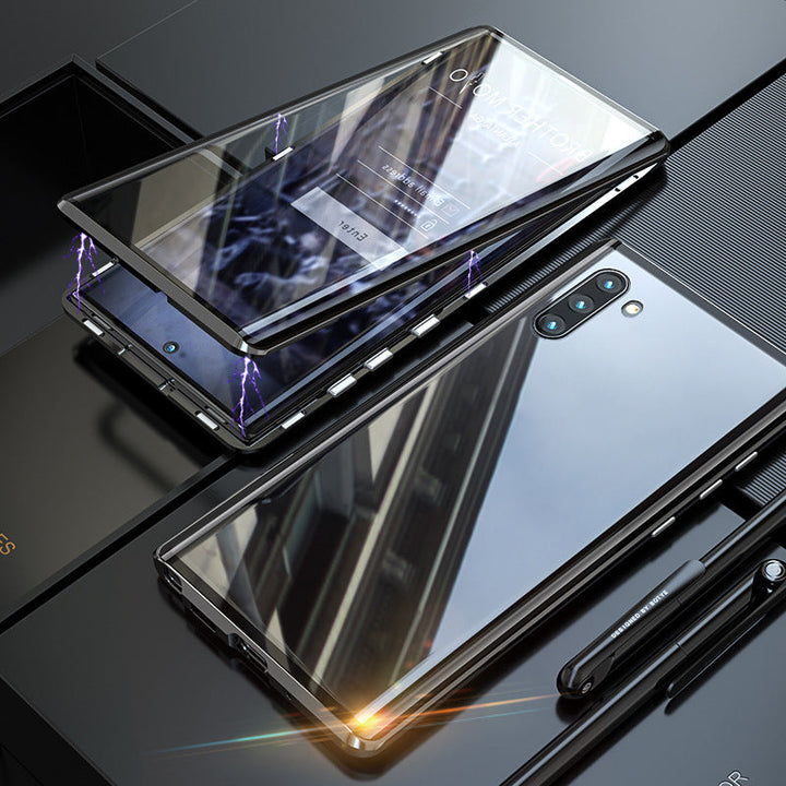 Skanto | herdet glass dobbeltsidig telefonkasse for Samsung