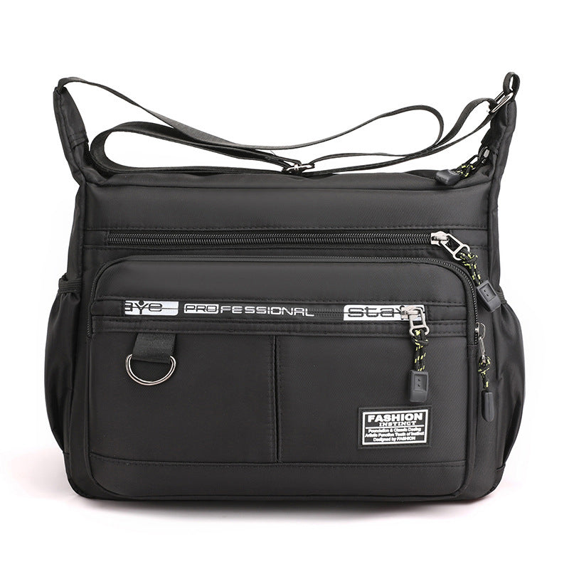 Herre messenger bag med flere lommer | Skanto