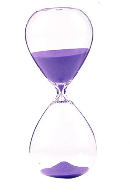 Creative transparent timeglass laget av glass