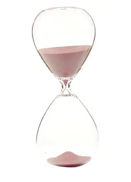 Creative transparent timeglass laget av glass
