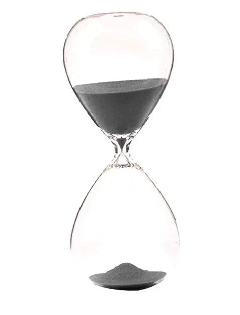 Creative transparent timeglass laget av glass