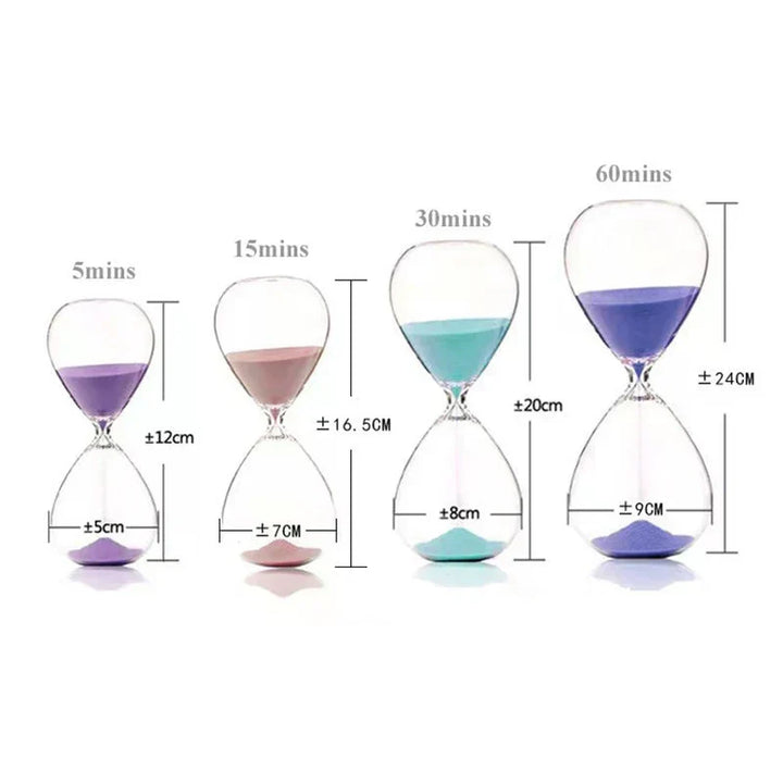Creative transparent timeglass laget av glass