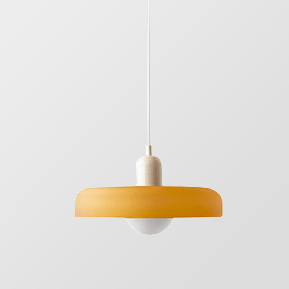 Skanto | Bauhaus Farget Glasspendellampe for Moderne Interiører