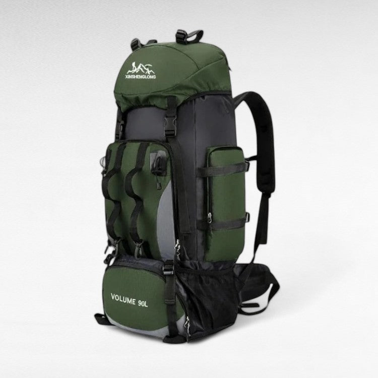 Skanto | 90L Vanntett Tursekk - Ultra-Lett Reisepakke for Utendørs Eventyr & Camping