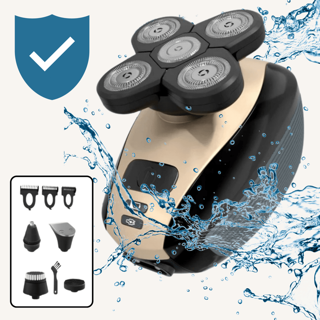 Skanto | GLIDESONIC – 5-i-1 Grooming Razor for Smooth, Irritation-Free Shaving