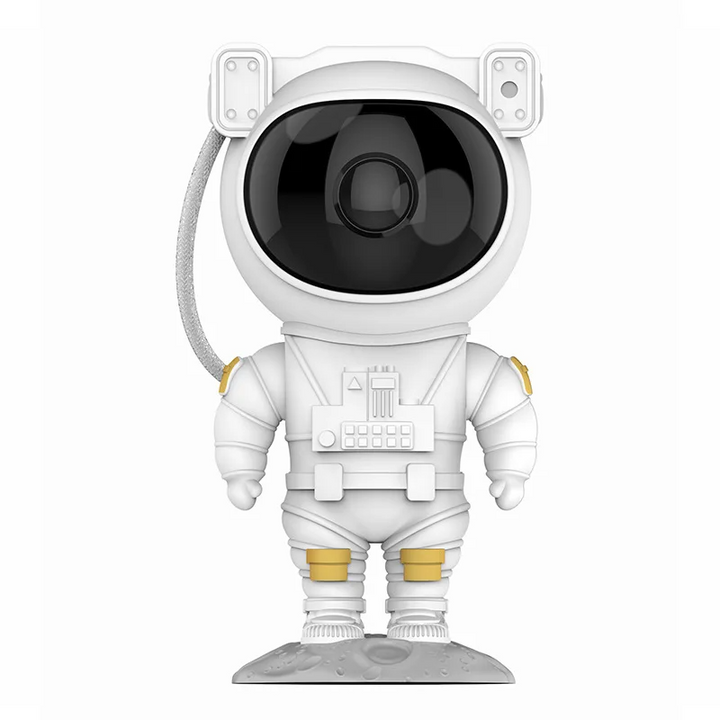 Astronaut Nattlys Prosjektor – LED Stjernehimmel Prosjektor for Barnerom, Beroligende Nattlys med Galakse- og Romprojeksjon, Dimbar og Justerbar | Skanto