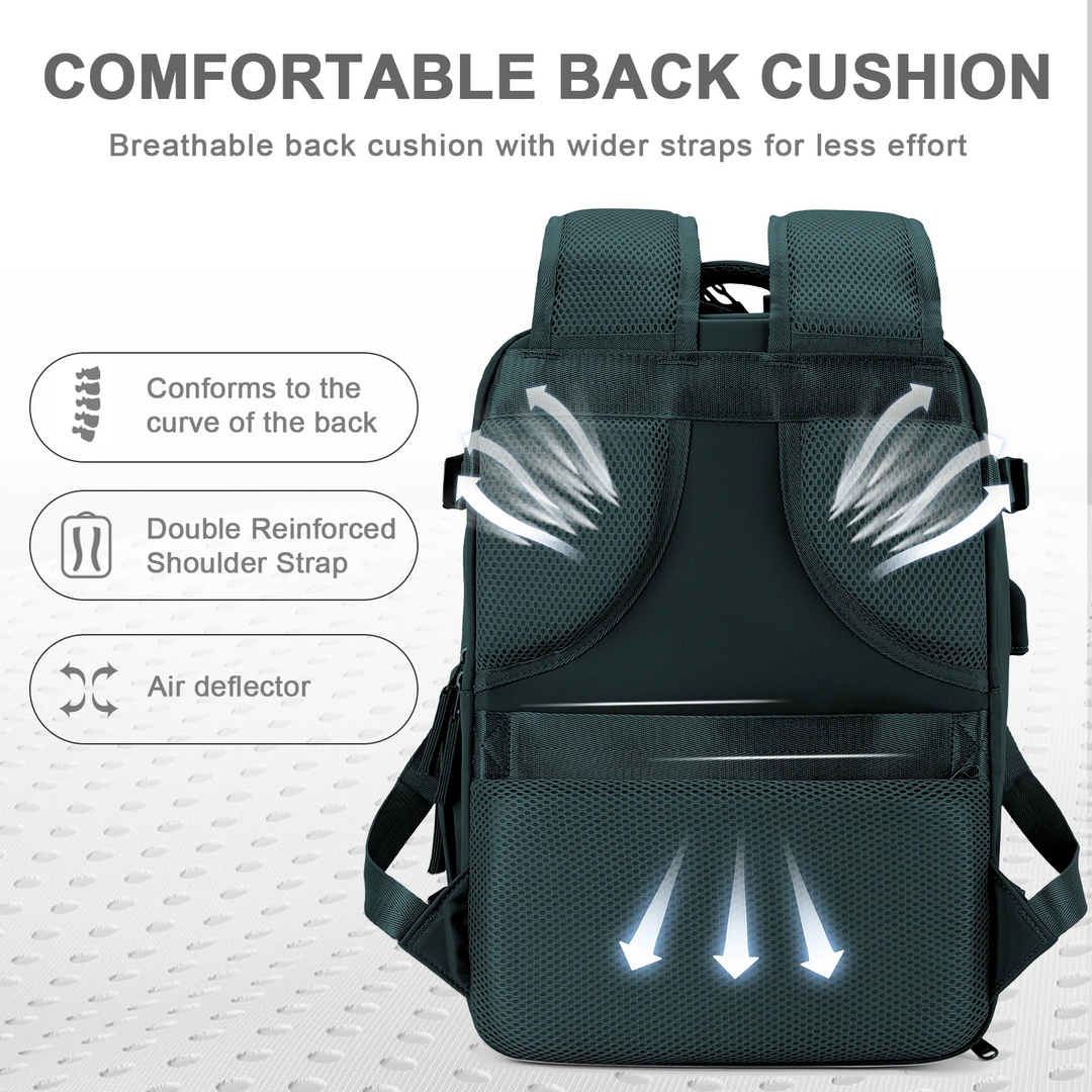 Skanto | Robust ryggsekk for reiser med USB-ladeport