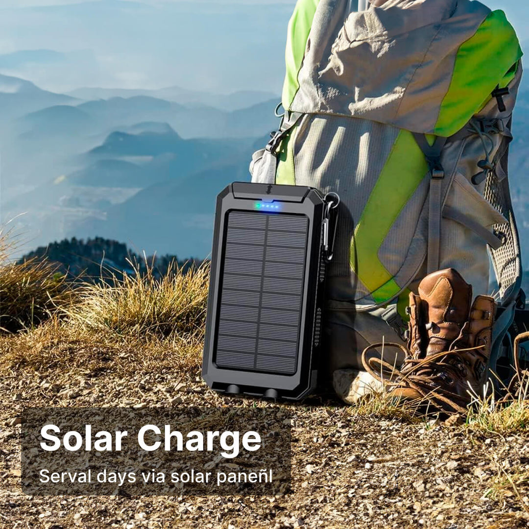 Skanto | Solenergi Power Bank Vanntett Dual USB Lader