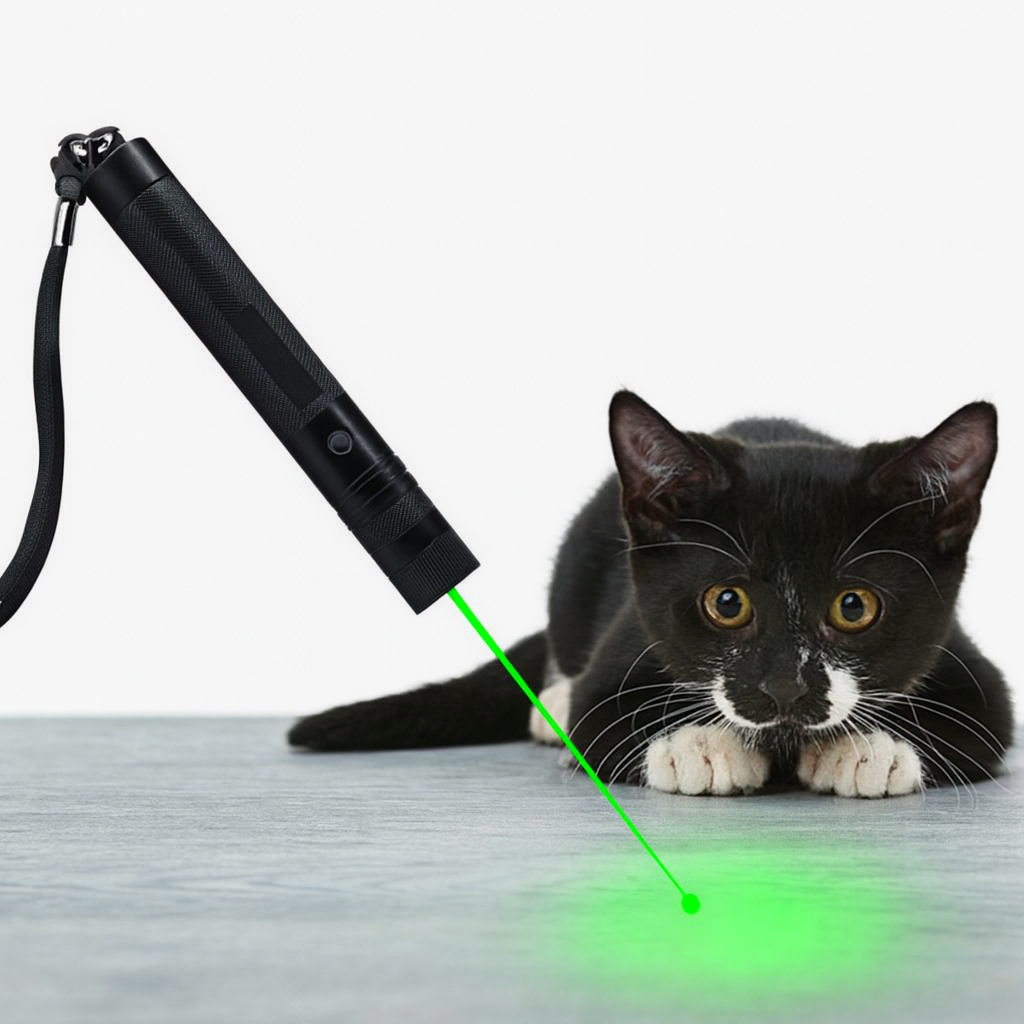 Laserpointer fra Aluminium, einstellbarer Fokus