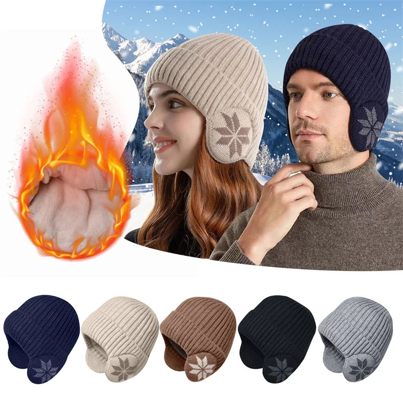 Skanto | Vinter Beanie Hatt Skjerf Sett Varme Strikket Hatt