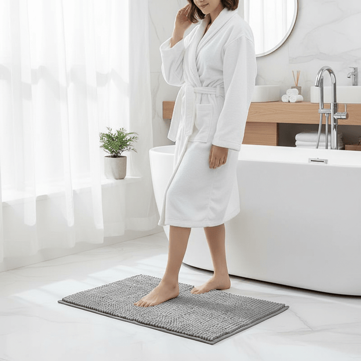 Skanto | Chenille bade matte med sklisikker bakside