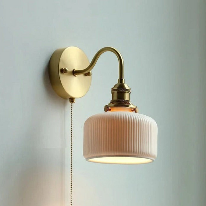Skanto | ScandiAura – Stilfull Keramisk Vegglampe med Nordisk Design