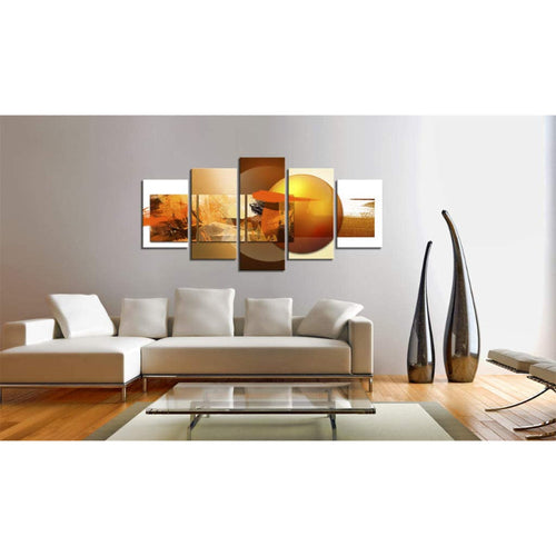 5-Piece Abstract Sphere Canvas Wall Art Painting | Skanto