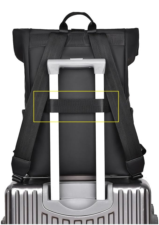 Skanto | Vanntett Reise- & Pendler-Ryggsekk – USB, Lett & Romslig