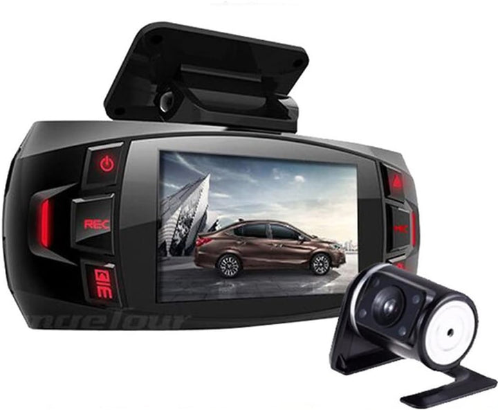 Skanto | Dual Camera Dash Cam 2.7" LCD med 170° Vidvinkel og Ryggekamera
