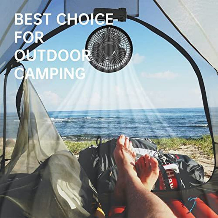 Grow Tent Poles Clip Fan Monkey Fan 6inch svart | Skanto