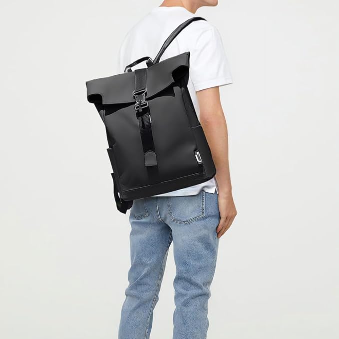 Skanto | Vanntett Reise- & Pendler-Ryggsekk – USB, Lett & Romslig