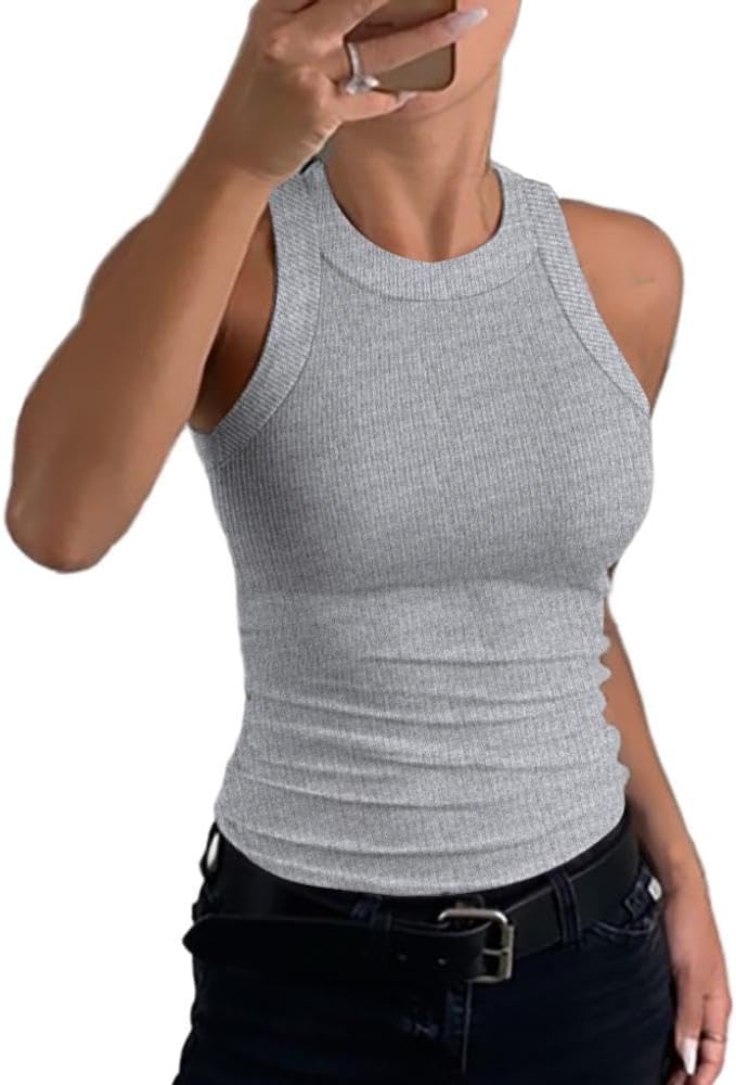 Skanto | Dame Ribbe-Ryggefri Tanktop