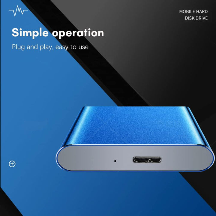 Skanto | Bærbar 1TB USB 3.0 Harddisk med metallhus og høyhastighetsoverføring – Dravero
