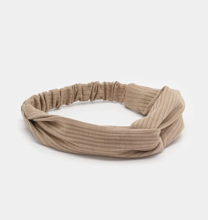 Skanto | Ribbet Twist Hodebånd – Boho Design