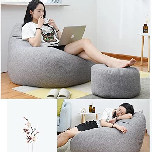 Norvo | Bean Bag Trekk | Ergonomisk og Stilfullt | 80x90 cm, 100x120 cm