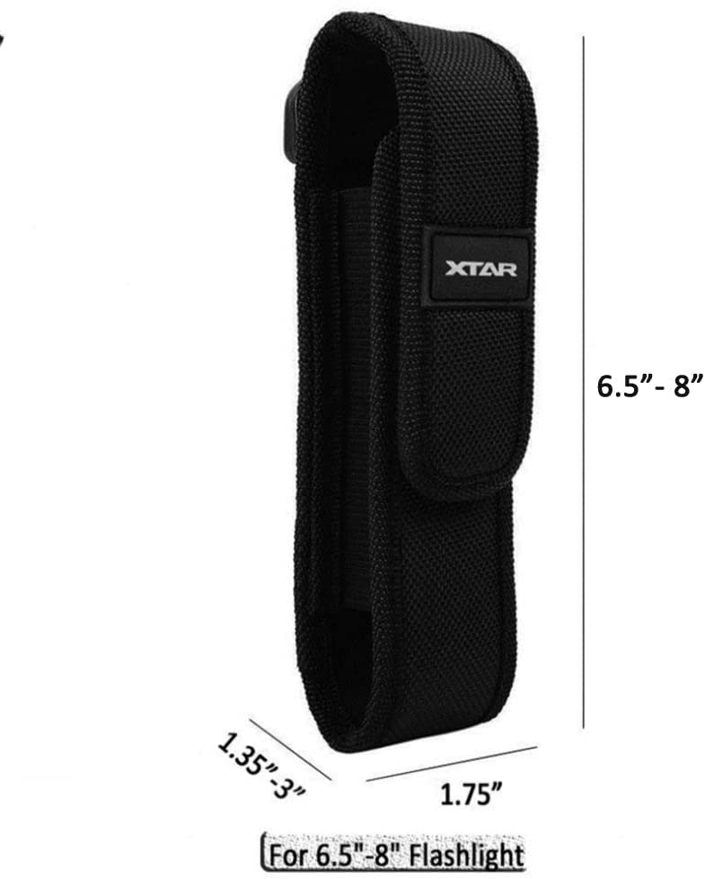 Skanto | Xtar 2-Pack Lommelykt Batteri Pouch Holster For 6.5"-8" Lommelykter Kompatibel Med Fenix & Sure