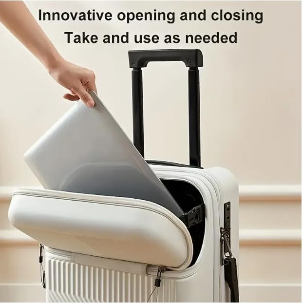 Skanto | Hard Shell Håndbagasje med Koppbeholder, USB-port og TSA-lås