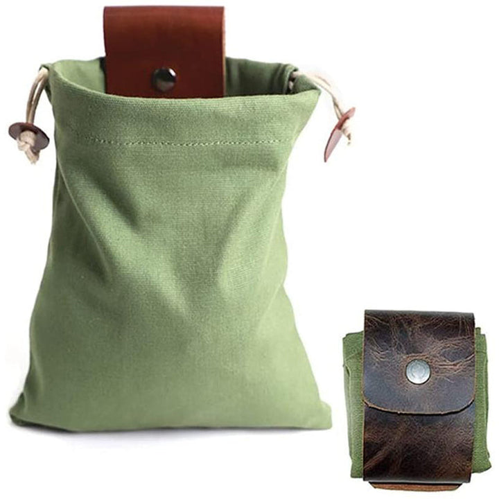 Dimoohome™ Lærrete og kanvas bushcraft bag | Skanto