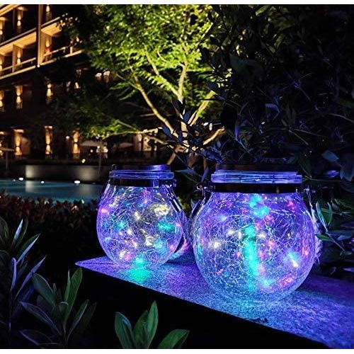 Solar Mason Jar Lamp - Lunara | Skanto