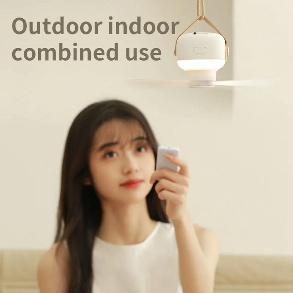 Airholm Hengende-Ventilator med LED Lys | Skanto