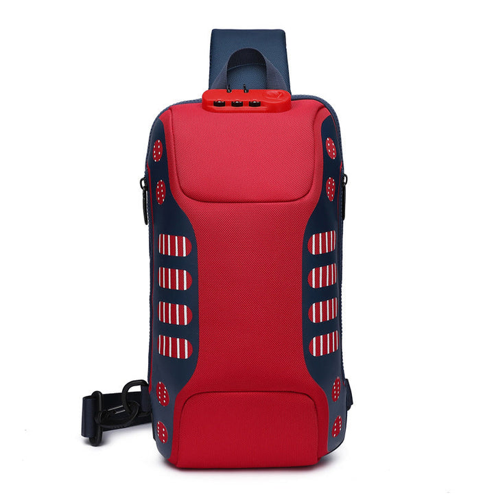 Skanto | Tyveribeskyttende Vanntett Sling Bag, for Sykling, Gåing, Reising