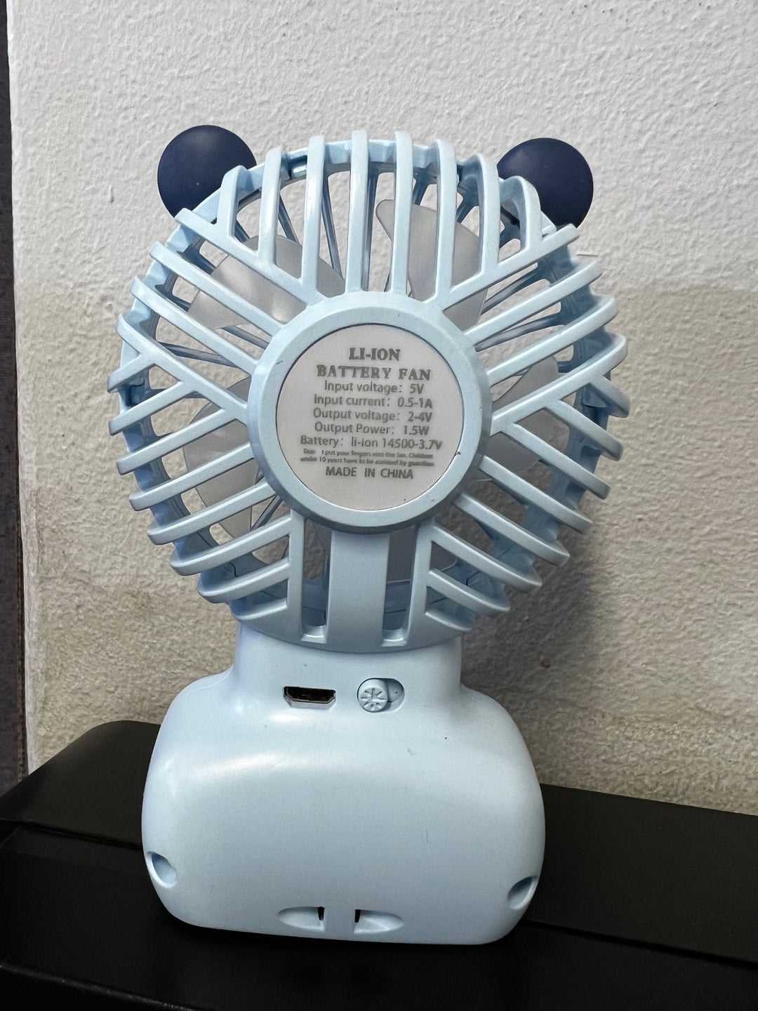 Mini Teddy Desktop Fans | Skanto