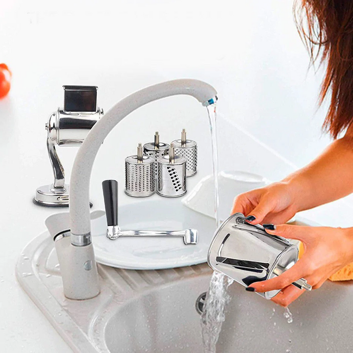 Skanto | Multifunksjonell Kjøkken Rotasjonsmat Ravner Slicer