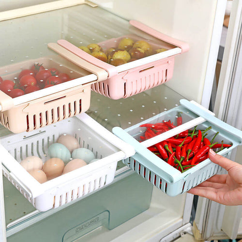 FridgeMaster Pro — Endelig orden og mer plass for favorittmaten din i kjøleskapet! (2 stk) | Skanto