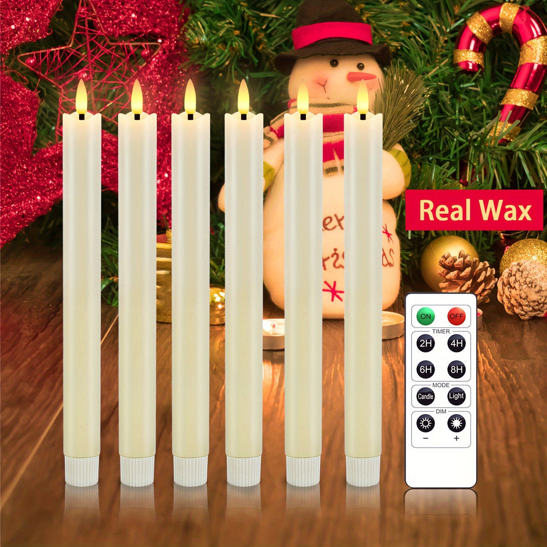 Eebuss Flameless Cone Candles – Realistisk LED Effekt Skanto