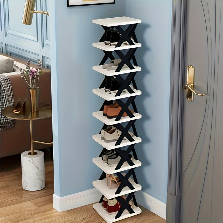 Narrow Shoe Rack Tower | Skanto